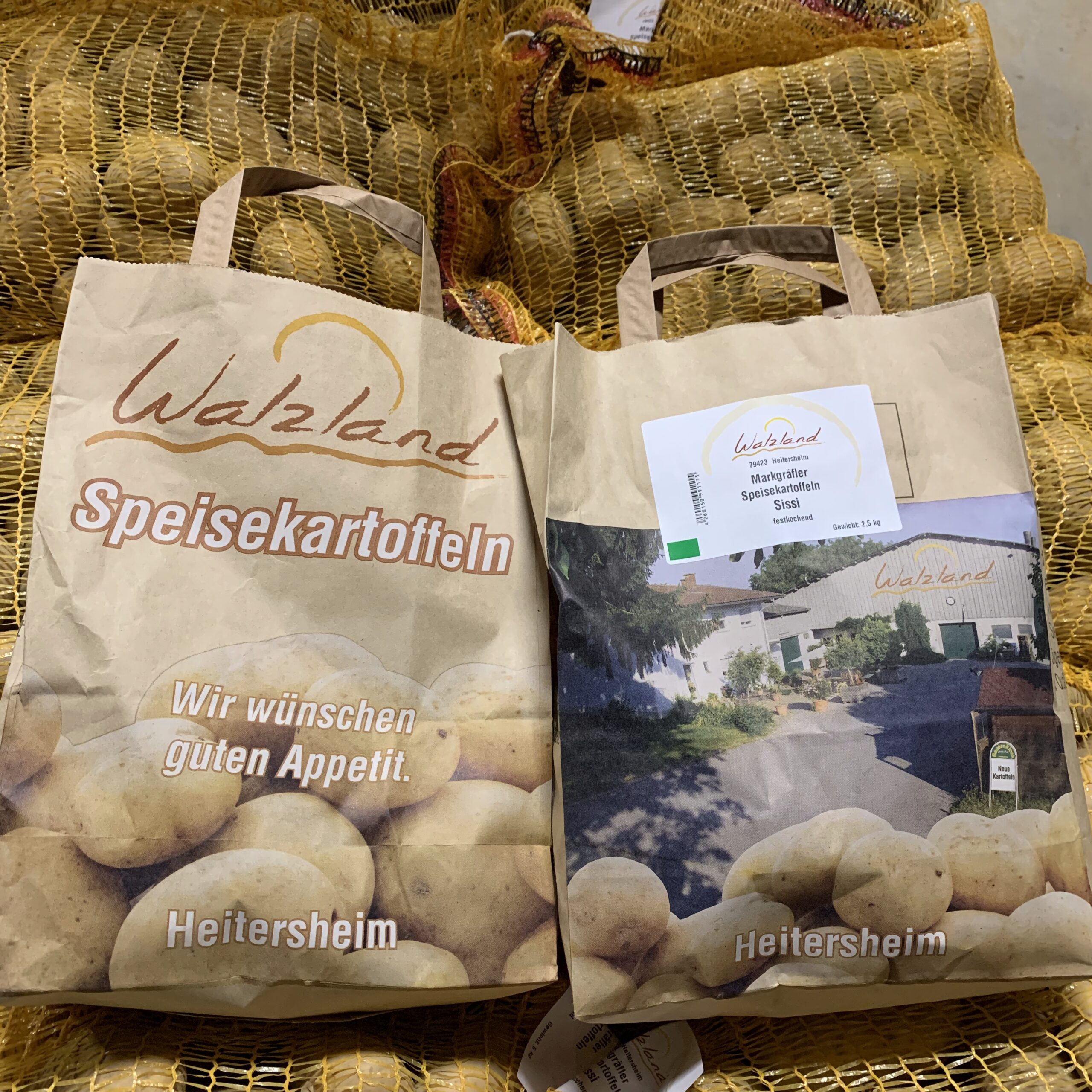 Walzland.de - Kartoffeln in Papiertragetaschen